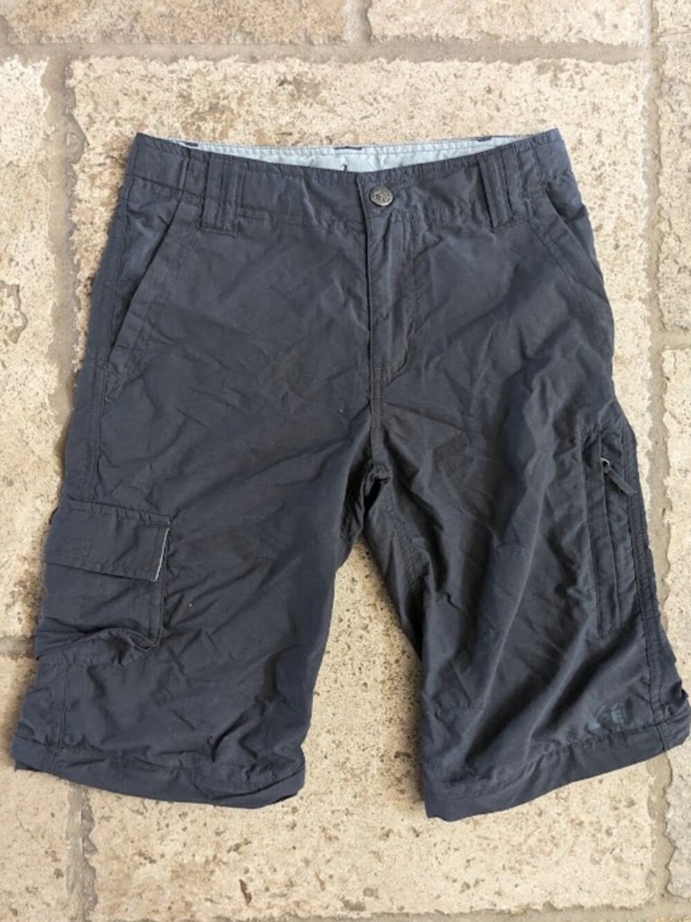 AUTHENTIC REI GRAY BOYS Cargo Shorts SIZE BOYS 6/7
